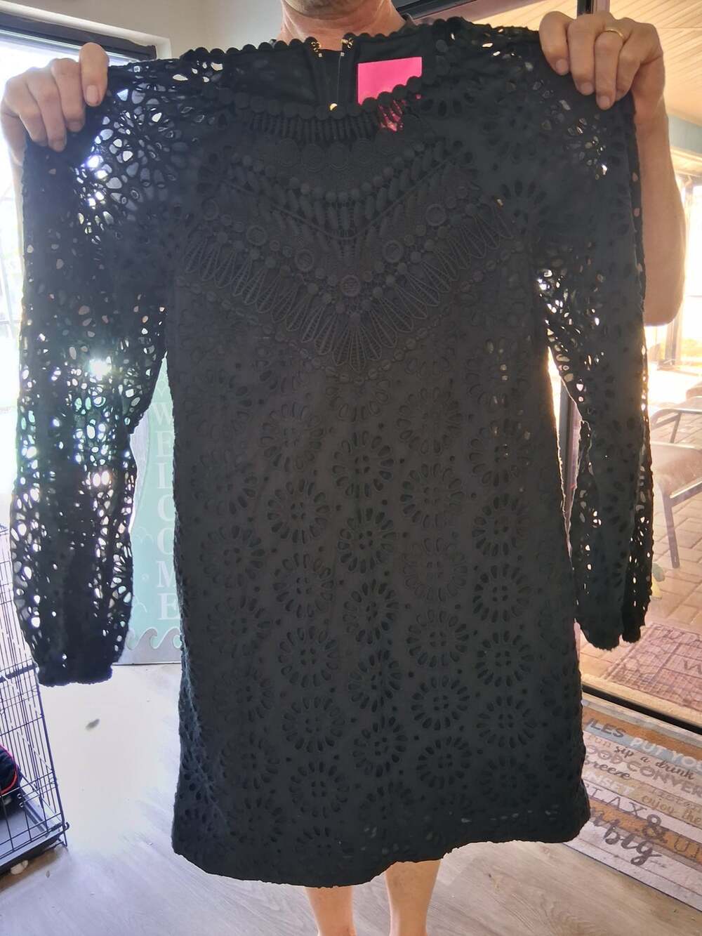 Lily Pulitzer black dress size 4 sexy classy elegant